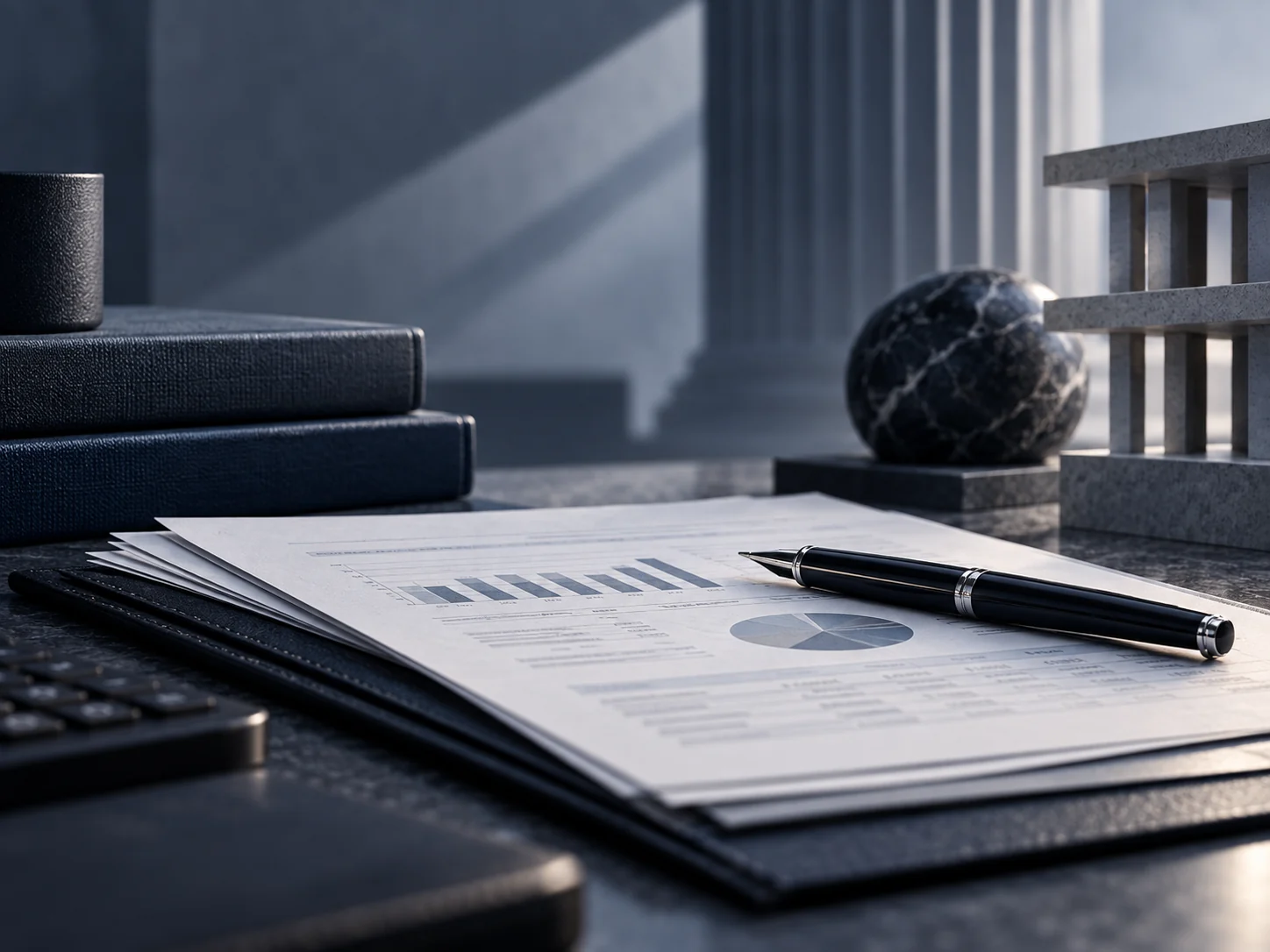 Unterlagen und strukturierter Finanzbericht